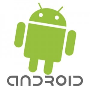 Android logo design in the shape of a little green robot makes a very nice, cute character among robot logos