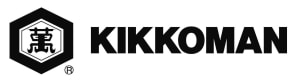 Kikkoman all black logo design is a successful brand for soy sauce that sells all over the world. 