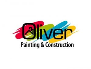 Oliver Paining & Construction has a very colorful logo design and is all according to Color psychology 