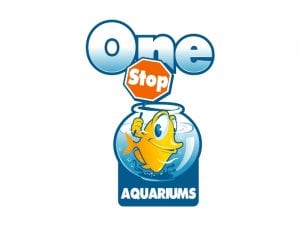 One Stop Aquariums has a fish in a bowl and is avoiding all logo clichés but staying true to the products