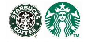 Starbucks coffee logo changes over time to be a more simple one. The challenges of logos in the digital era is to stand out and that required simplicity