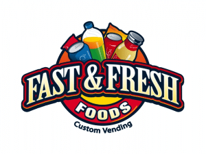  Fast & Fresh Foods, The really fun looking colorful bottles in red, blue fives a light hearted and powerful impression. Food logo design