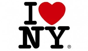 I Love NY is a famous red heart shaped logo 