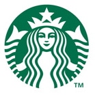 Iconic simple Starbucks logo. An icon that is versatile and simple
