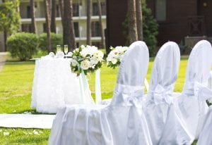 Wedding chairs. If you start your event coordination business you are very likely to host and plan many weddings. 