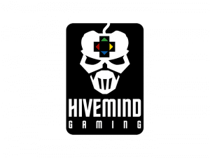 HIVEMIND has a skull and a scaring looking black& white game logo for their design. Memorable and effective