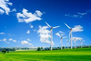 Green companies are for example companies that uses green energy like wind turbines