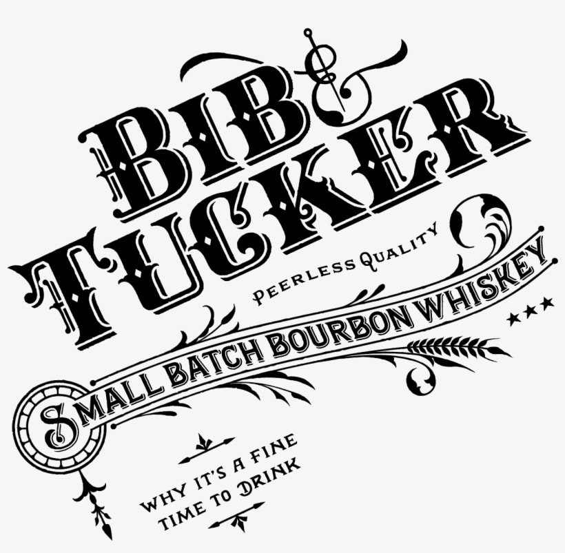 BIB Tucker is an interesting vintage logo and it uses a really decorative font