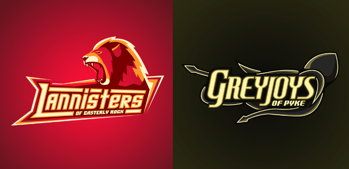 Fictional logo design for The Game of Thrones