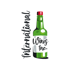 International Wing Inc uses a cursive font. This logo shines. Super green bottle