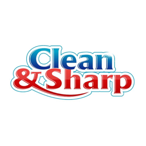 Logo designs like this one made by us for Clean & Sharp are always classy looking