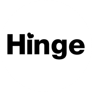 In our custom logo design portfolio we also have a design called Hinge. Simple logo in black.
