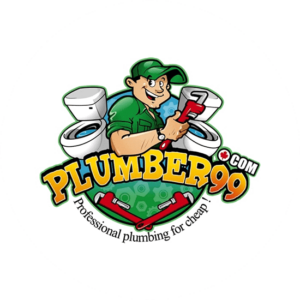 Character logos for plumbers are very common. This one stand out because he is so cheerful