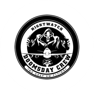 Doomsday Crew is a scary logo design so if you are afraid of flying .. Gorgeous illustrative logo