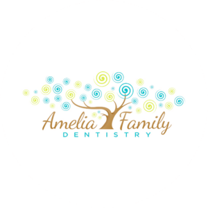 Amelia Family has a more familiar look with the family tree. The dental logo design wants the entire family to come to one practise.
