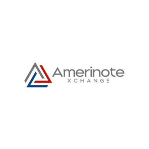 Amerinote Xchange new simple logo with 3 triangles above each other