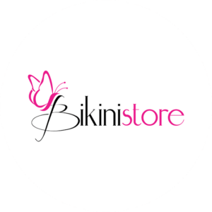 Bikini store is a logo with a nice butterfly in the B that makes the fashion logo design memorable