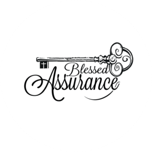 Blessed insurance is an Insurance logo design that's consists of a beautiful key and the decorative font joins the key. All in black. It breaths trust.