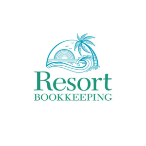 Resort bookkeeping also shows a holiday feel with a palm tree. Accounting logo designs can be anything you like.
