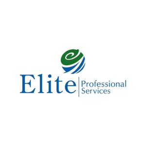 Elite Professional Service in the traditional green and blue