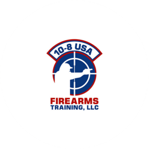 10-8-USA is a firearm training LLC where a man holds a gun