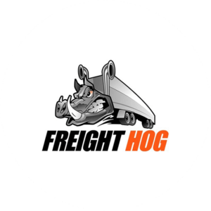 Freight Hog is a great example of a transport logo design where the truck is in the shape of a hog.