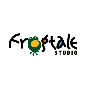 Logos for entertainers sometimes uses animal symbols and names like Frogtale Studios