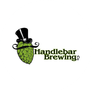 A character food logo with lots of flavour. A top hat and a moustache,