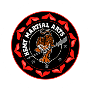 Powerful Tiger for KSMY Martial Arts logo.