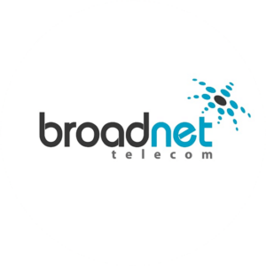 This is a computer logo design for a telecom company. Simple logo