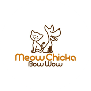 Dog and cat logo design. Simple, clever and cute