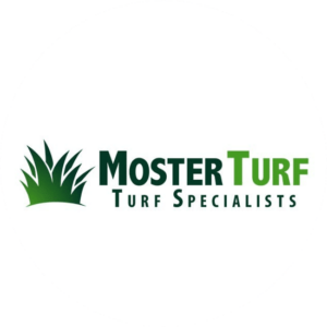 Logos for landscapers come in all sorts of shapes but mostly green like this one which has a easy font and a green turf on the left hand side.