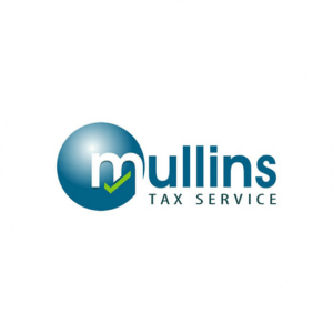 Logos for accountants are usually very cooperative looking like this Mullins Tax Service