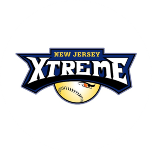 New Jersey Xtreme baseball logo design.