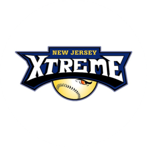 New Jersey Xtreme baseball logo design.
