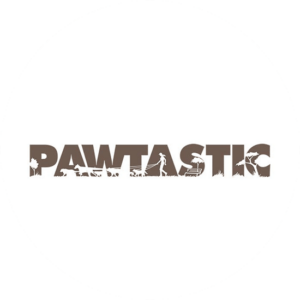 Fantastic logo for Pawtastic. Using negative space in all the letters.