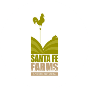 Santa Fee Farms is a tall logo however it is effective