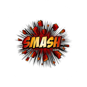 This is part of the fun looking website logos that we have made. A smash font and the bricks come flying