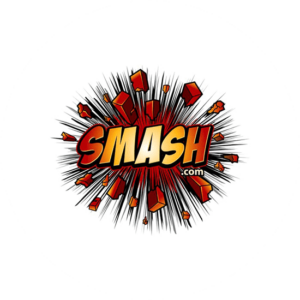 This is part of the fun looking website logos that we have made. A smash font and the bricks come flying