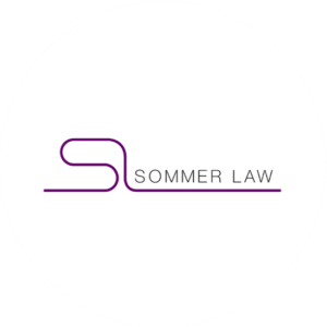 Legal Logo Design made for Sommer Law. Simple S and an easy to read font.