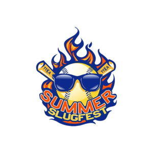 Cartoon Characters like this Summer Slugfest makes me smile. Fun and playful logo