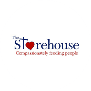 The Storehouse is compassionately feeding people. The heart in the place of the "o" r really makes this logo design
