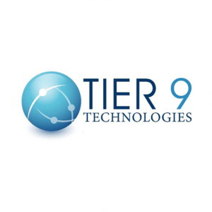 Tier 9 Technology settled for a high-tech logo design that is simple and clean