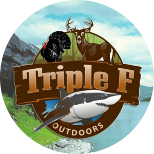 Triple F Outdoors logo design, full of nature. You could sell something like this in our white label logo design resellers program