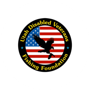 Utah Disabled Veteran logo design has the traditional US flag and eagle and is very patriotic.