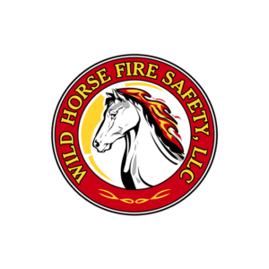 My personal favourite rescue logo design for Wild Horse Fire Safety. The white horse head and the contrasting red works so well.