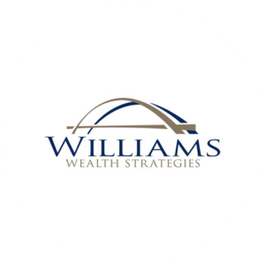 Williams Wealth Strategies is another finance logo design that uses simple font and image