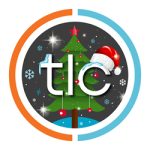 Seasonal logo from the TLC:  New colorful look for Christmas