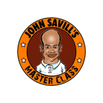 John Savill's orange logo design by The Logo Company.