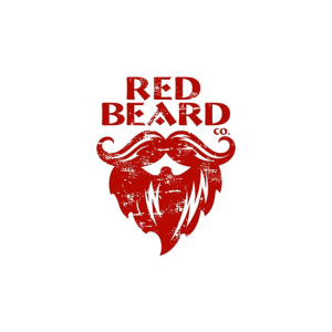 Red Beard is a vintage logo design made for a reseller. The beard in red and matching font makes this a memorable graphic design.